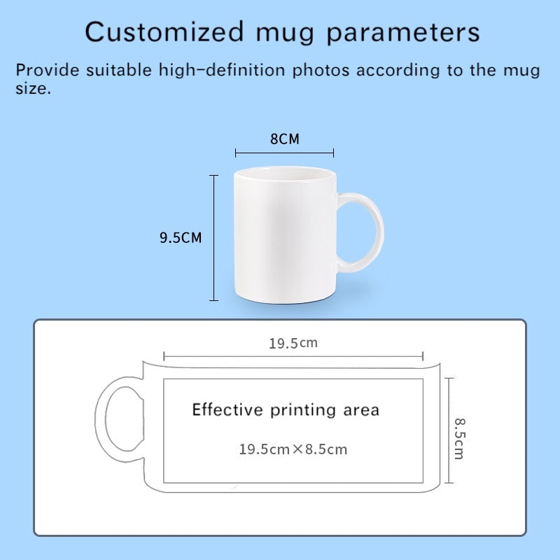 Custom Printed Classic White Mug